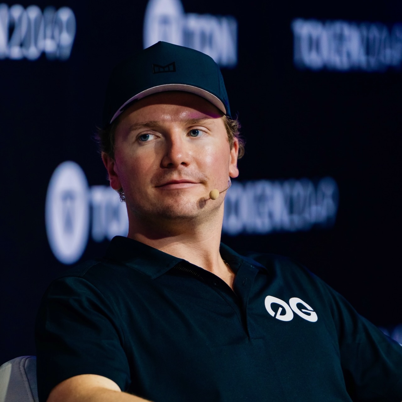 Jake Salerno speaking at TOKEN2049